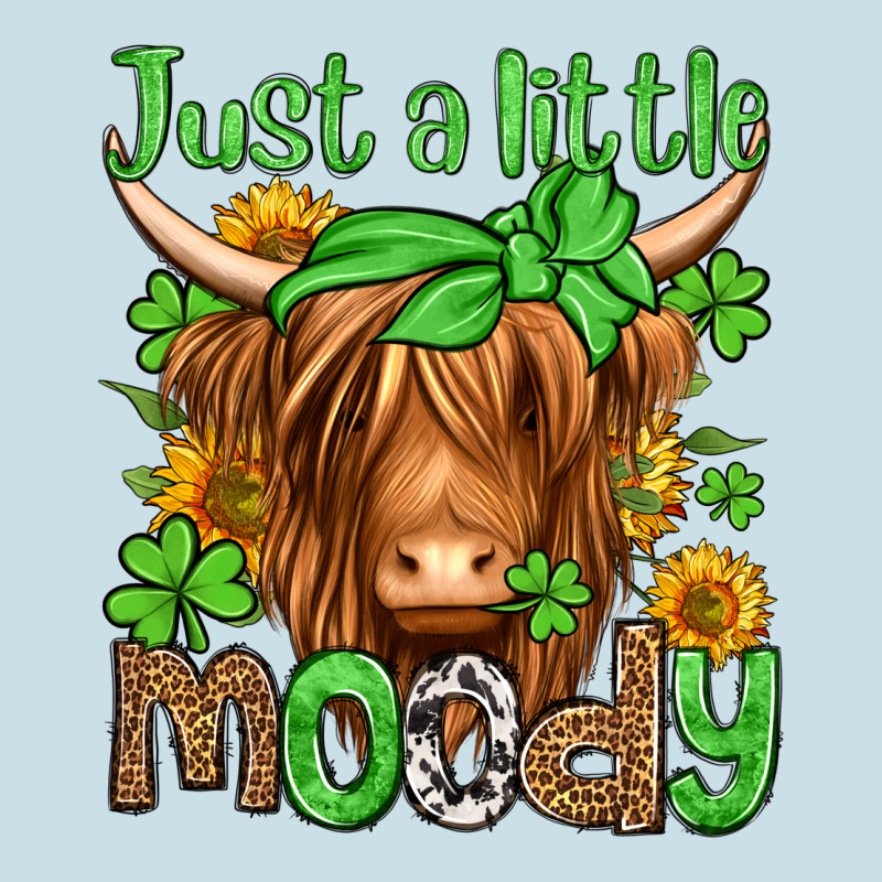 Just A Little Moody St Patricks Day Ladies Tee by Jasminsmagicworld | Teevron