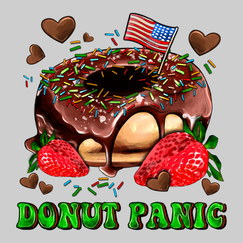 Donut Panic Premium Tee by AdoDesignShop | Teevron