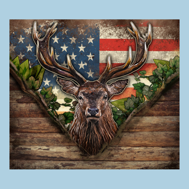 Usa Deer Hunting Premium Hoodie by CowGirlArtShop | Teevron