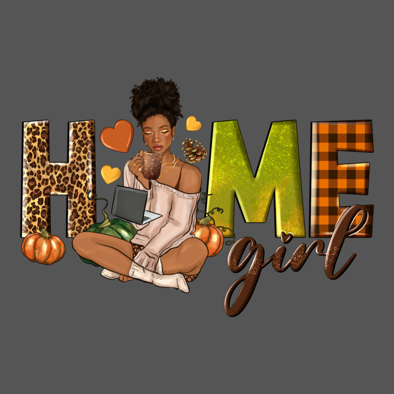 Home Girl Fall Afro Girl Zipper Hoodie by NancyCooperArtShop | Teevron