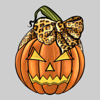 Leopard Ribbon Halloween Pumkin Premium Tee | Teevron