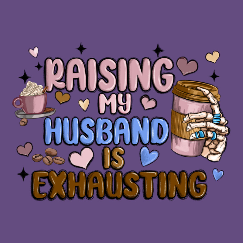 Raising My Husband Is Exhausting Vintage Hoodie by MaliasSmallBusiness | Teevron