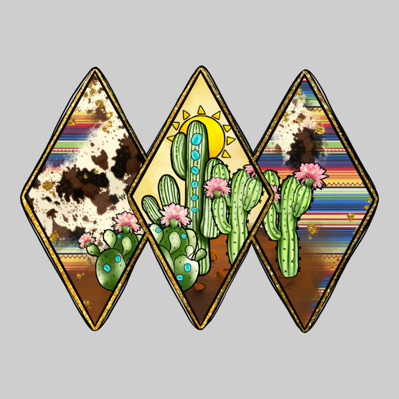 Cactus Serape Cowhide Premium Tee by JahusDesignShop | Teevron