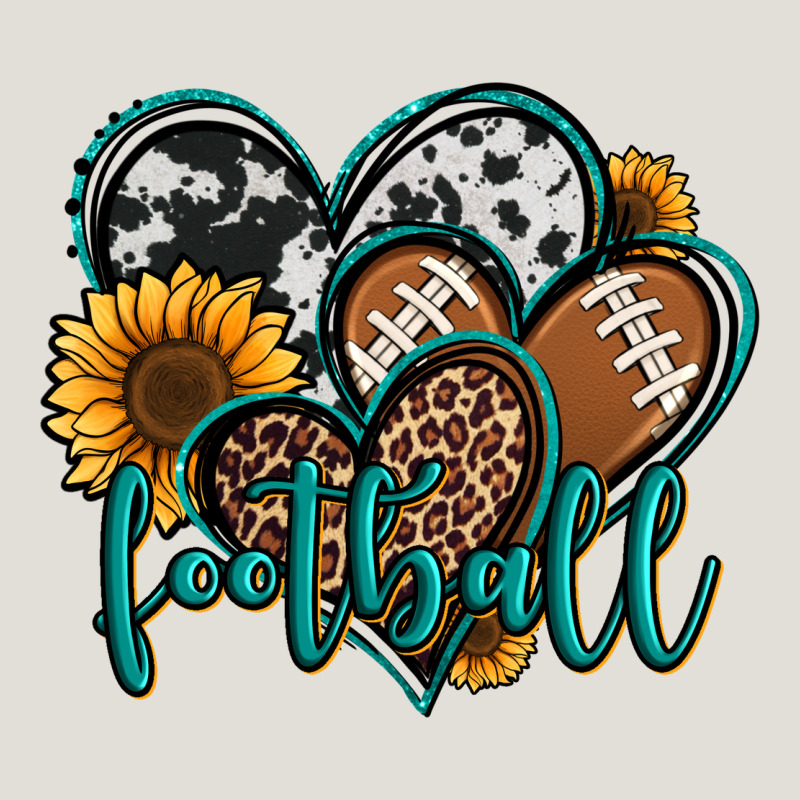 Football Hearts Heavy Core Tee by Jasminsmagicworld | Teevron