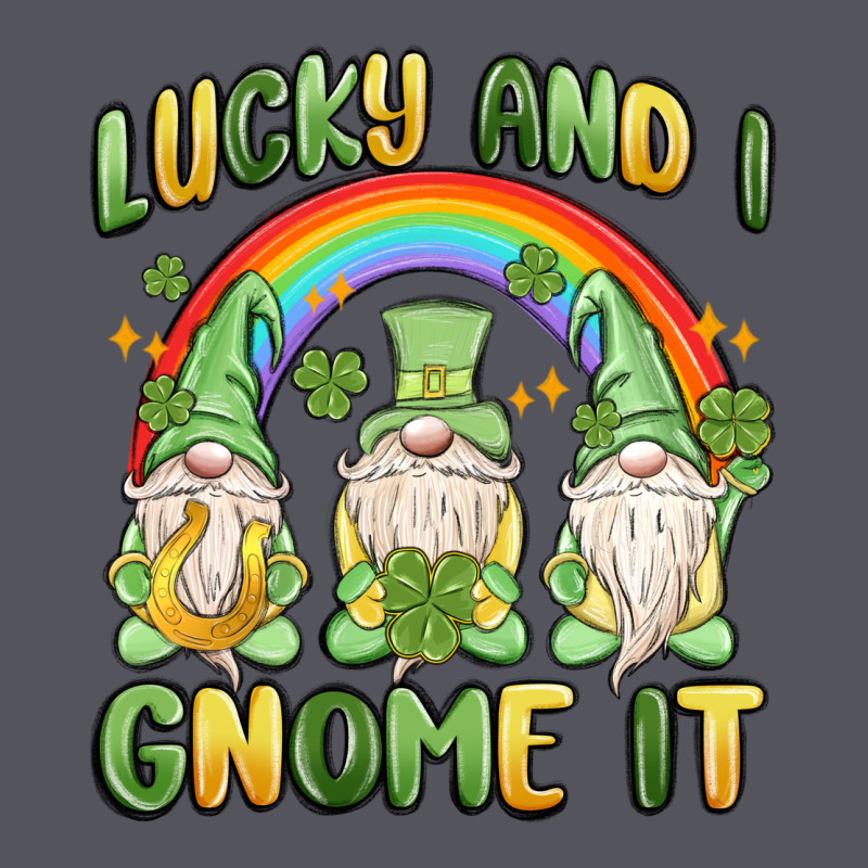 Lucky And I Gnome It Vintage Hoodie by MaliasSmallBusiness | Teevron