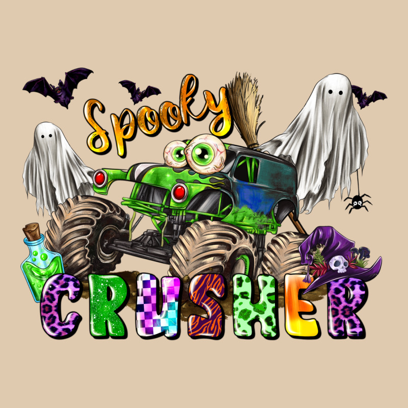 Spooky Crusher Monster Truck Heavyweight Sweatshirt by LillyAllenDesigns | Teevron