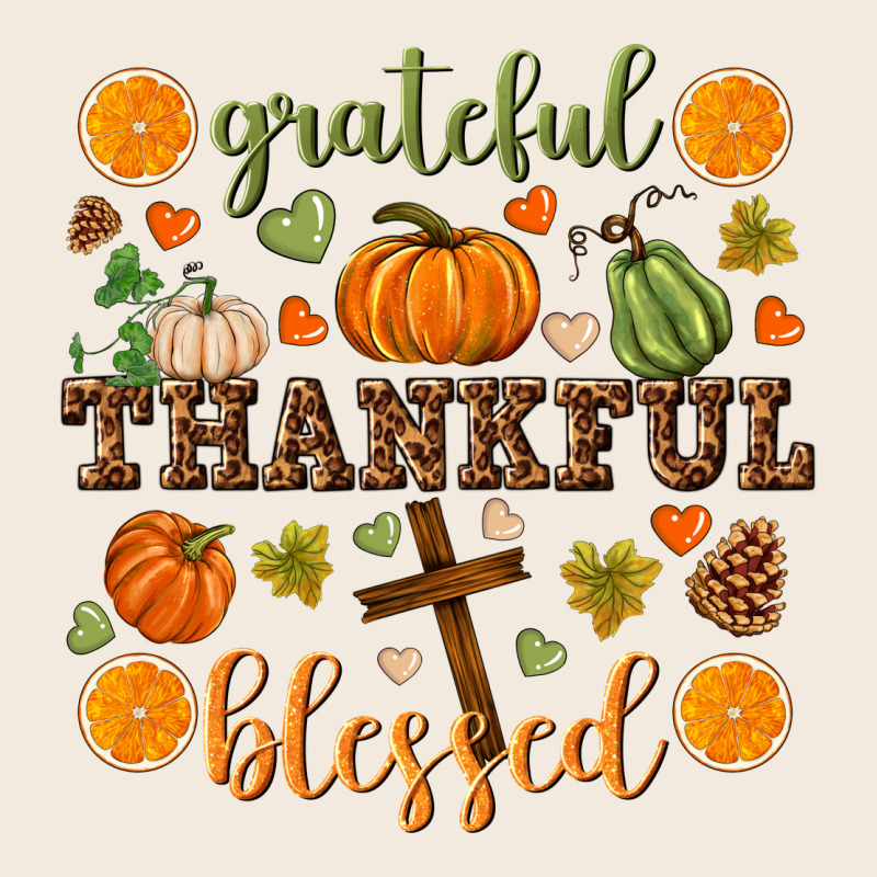Grateful Thankful Blessed Zipper Hoodie by NancyCooperArtShop | Teevron