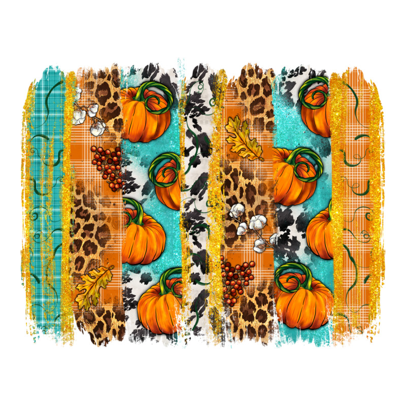 Fall Pumpkin Brushstrokes Zipper Hoodie by NancyCooperArtShop | Teevron