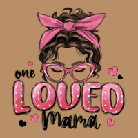 One Loved Mama Messy Bun Vintage Hoodie | Teevron