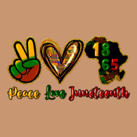 Peace Love Juneteenth Heavyweight Hoodie | Teevron