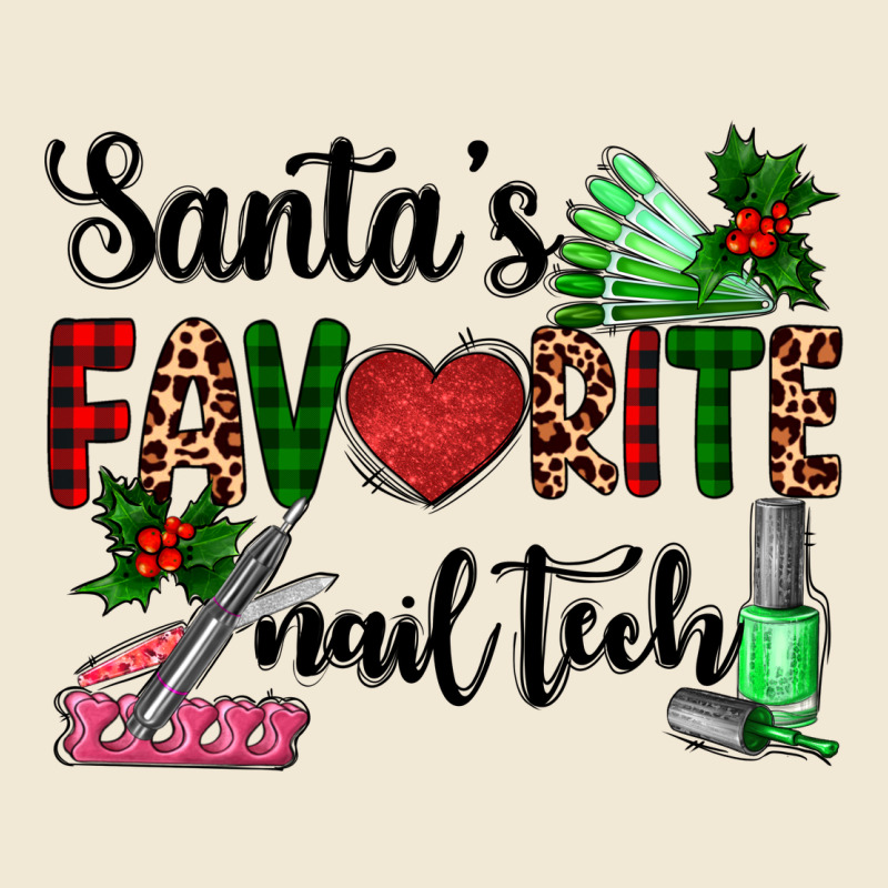 Santa's Favorite Nail Tech Ladies Tee by AdoDesignShop | Teevron