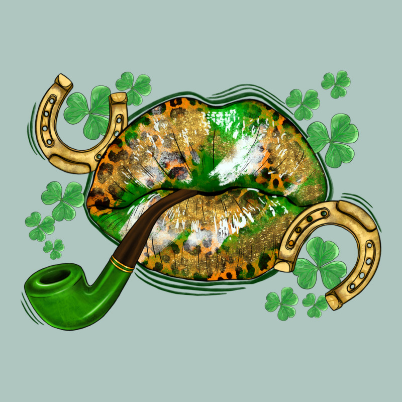 St. Patrick's Day Lips Premium Sweatshirt by CowGirlArtShop | Teevron