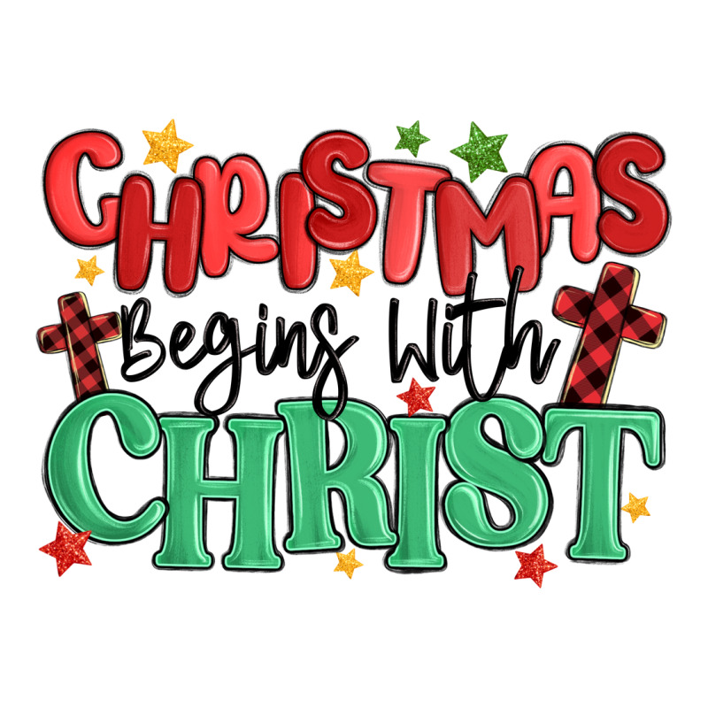 Christmas Begins With Christ Classic Tee by MaliasSmallBusiness | Teevron