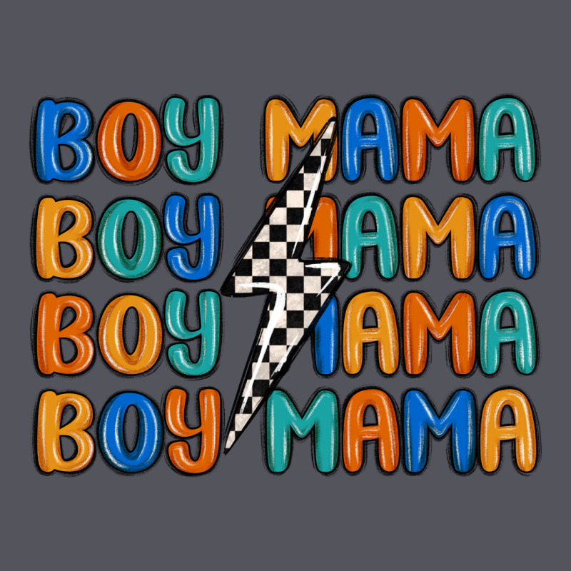Boy Mama Lightning Bolt Vintage Hoodie by MaliasSmallBusiness | Teevron