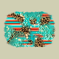 Leopard Turquoise Glitter Background Heavy Core Tee | Teevron