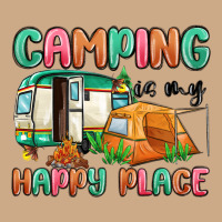 Camping Is My Happy Place Vintage Hoodie | Teevron