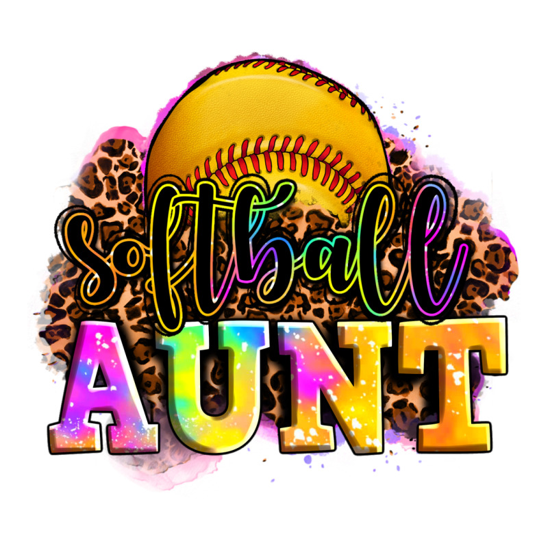 Softball Aunt Long Sleeve Tee by LillyAllenDesigns | Teevron