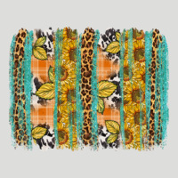 Fall Sunflower Brushstrokes Zipper Hoodie | Teevron