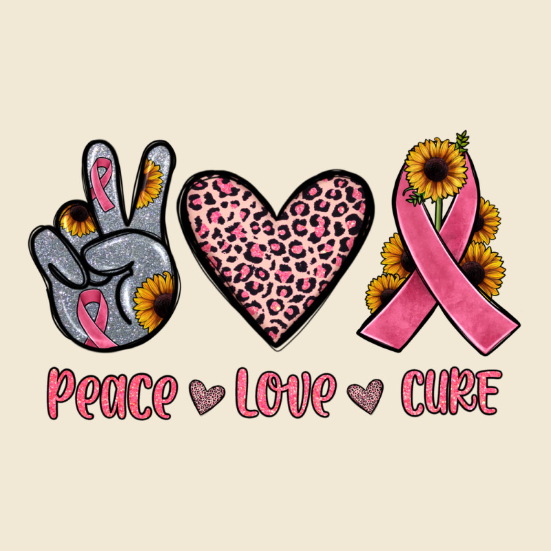 Peace Love Cure Ladies Tee by JahusDesignShop | Teevron