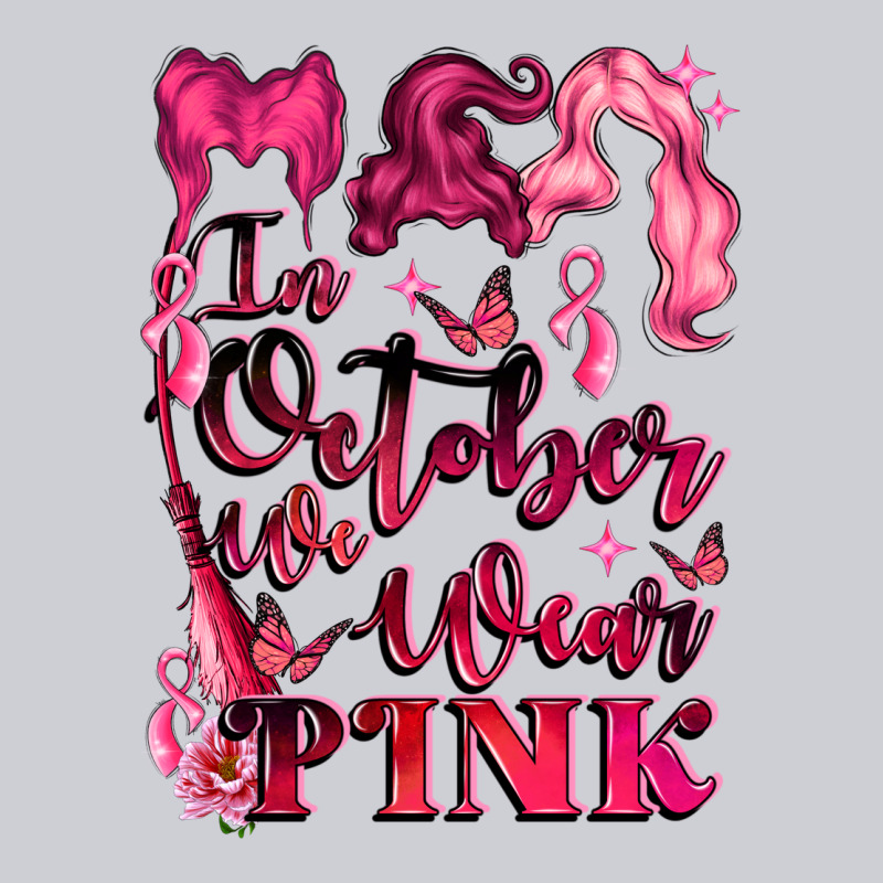 In October We Wear Pink Heavyweight Sweatshirt by LillyAllenDesigns | Teevron