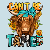 Can't Be Tamed Longhaired Cow Ladies Tee | Teevron