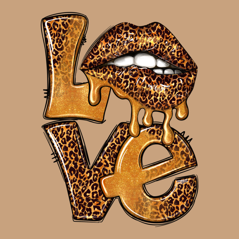 Love Leopard With Lips Vintage Tee by NancyCooperArtShop | Teevron