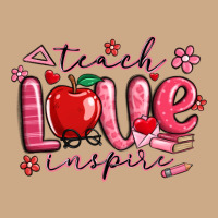 Teach Love Inspire Valentines Day Vintage Hoodie | Teevron