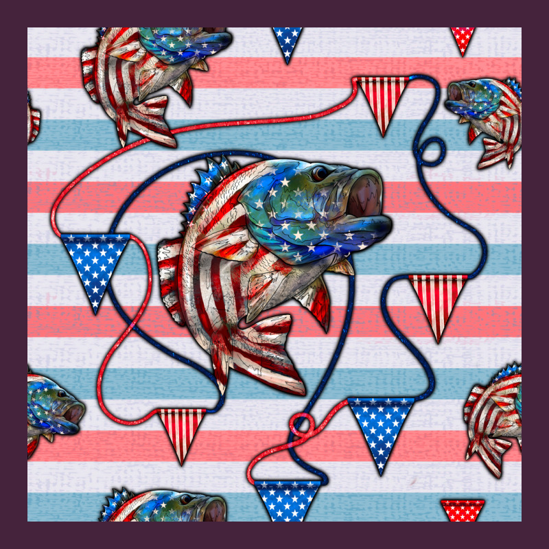 American Flag Bass Premium Tee by BundleAndBundleShop | Teevron