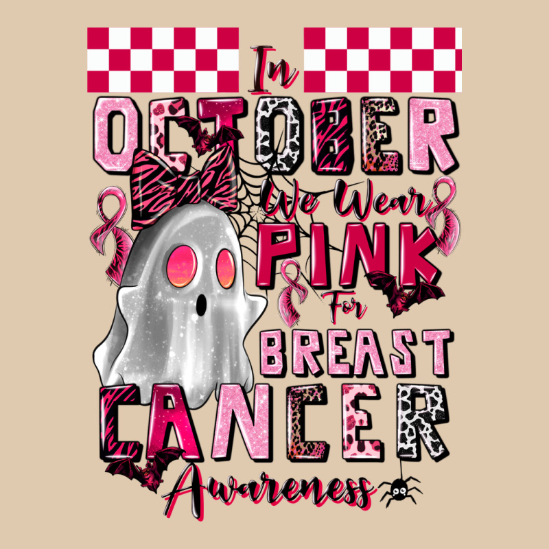 Pink Ghost Breast Cancer Awareness Heavyweight Sweatshirt by LillyAllenDesigns | Teevron