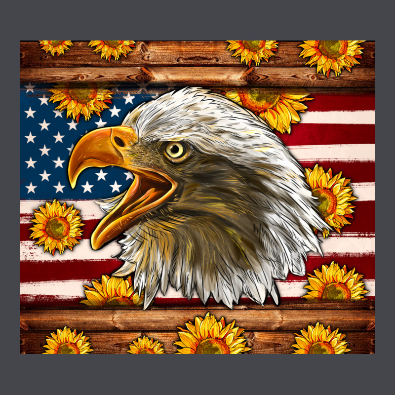 American Flag Eagle Tumbler Long Sleeve Tee by LillyAllenDesigns | Teevron