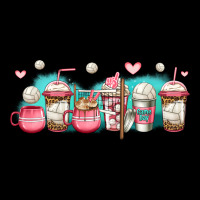 Volleyball Coffee Cups Ladies Tee | Teevron