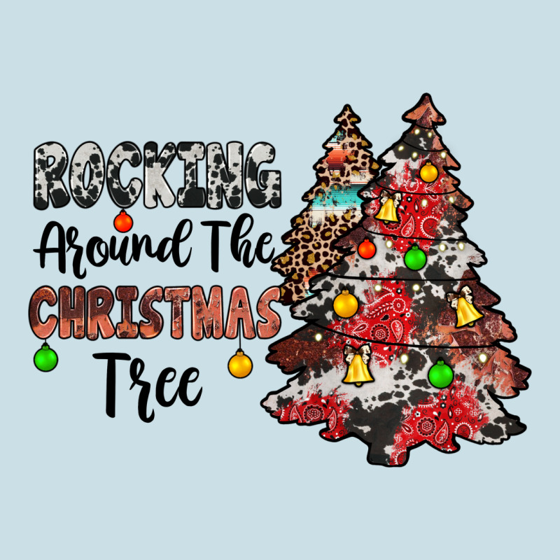 Rocking Around The Christmas Tree Ladies Tee by JahusDesignShop | Teevron