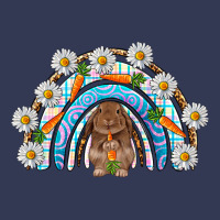 Easter Bunny With Carrot Rainbow Easter Day Heavyweight Hoodie | Teevron