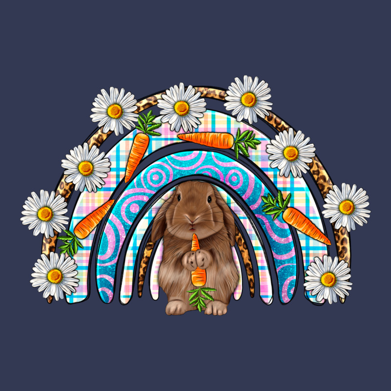 Easter Bunny With Carrot Rainbow Easter Day Heavyweight Hoodie by HowdyJamesFarm | Teevron