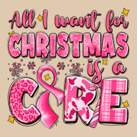 All I Want For Christmas Is A Cure Breast Cancer Heavyweight Sweatshirt | Teevron