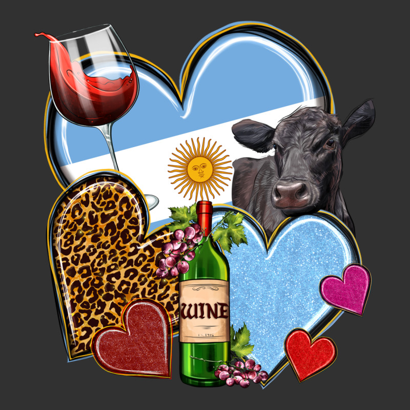Argentina Hearts Urban Heavy Tee by NancyCooperArtShop | Teevron