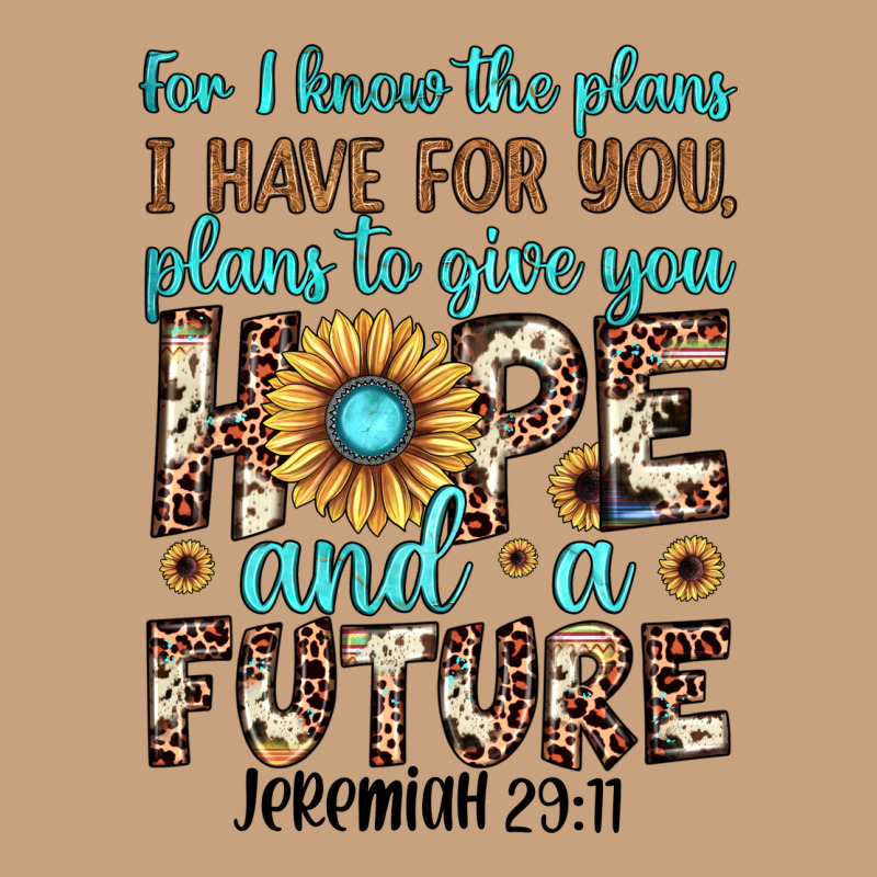 For I Know The Plans I Have For You Plans To Give You Hope And A Futur Vintage Tee by JahusDesignShop | Teevron