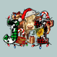 Joy And Cow Christmas Candies And Letters Heavy Core Tee | Teevron