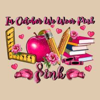 In October We Wear Pink Teacher Heavyweight Sweatshirt | Teevron