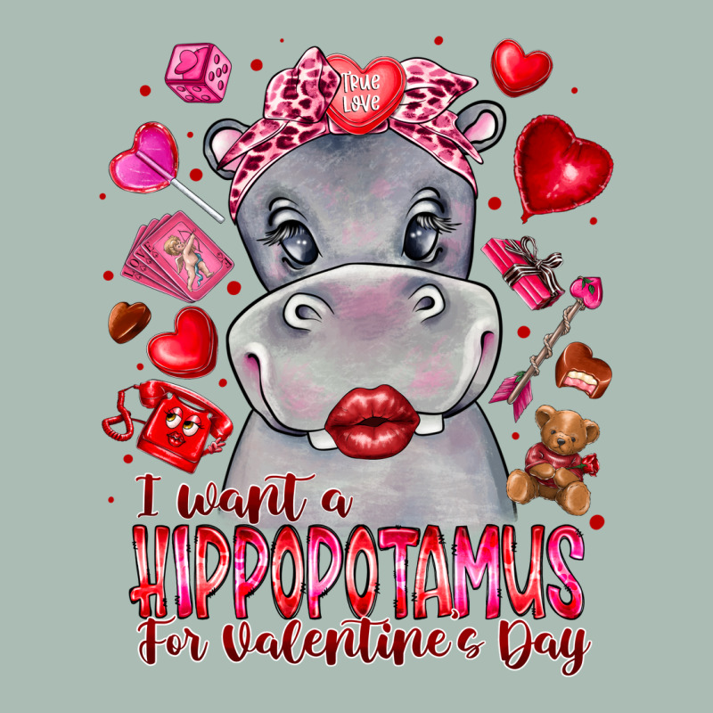 I Want Hippopotamus For Valentines Day Classic Tee by CowhideDigitalArt | Teevron