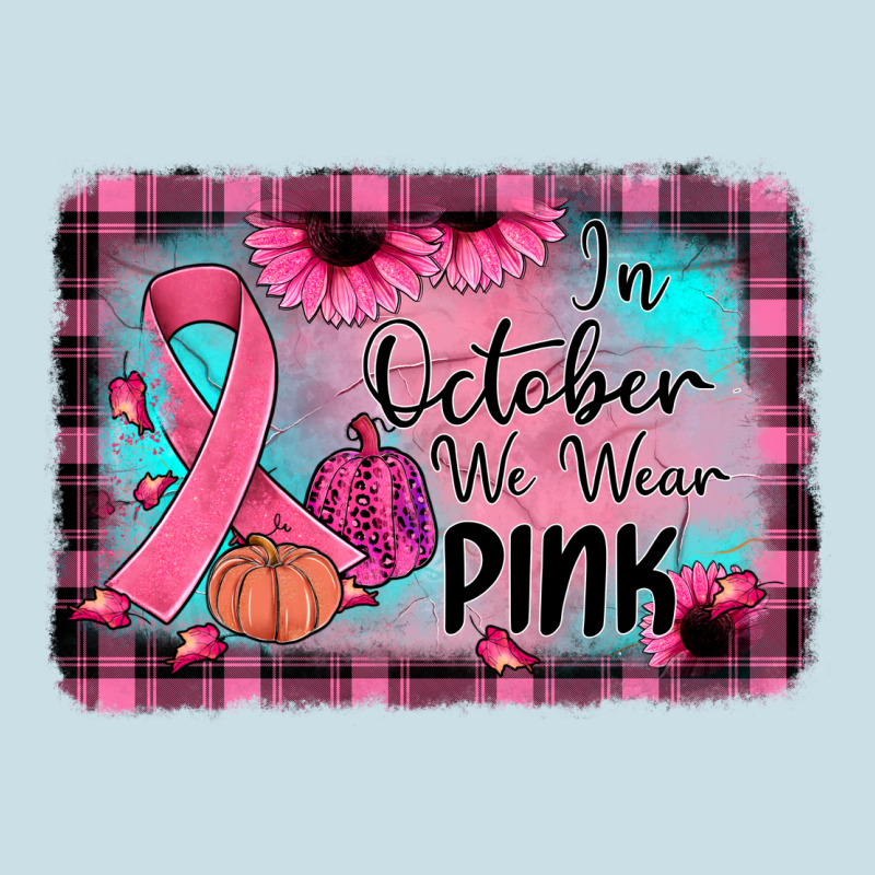 In October We Wear Pink Ladies Tee by JahusDesignShop | Teevron
