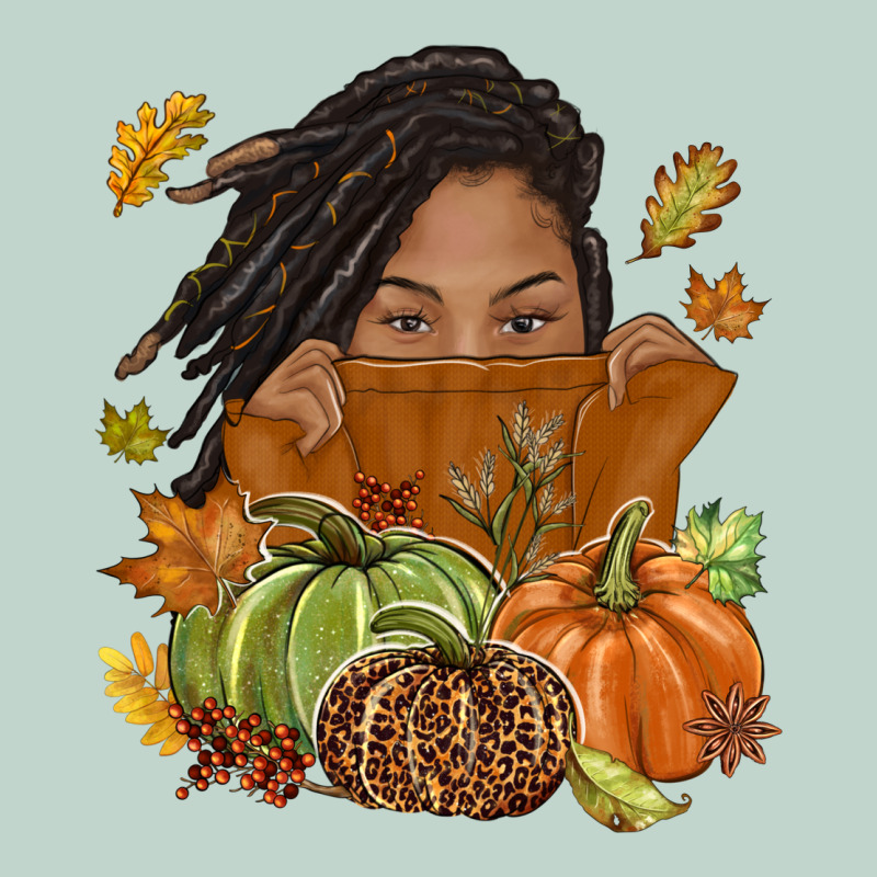 Fall With Black Girl Zipper Hoodie by NancyCooperArtShop | Teevron
