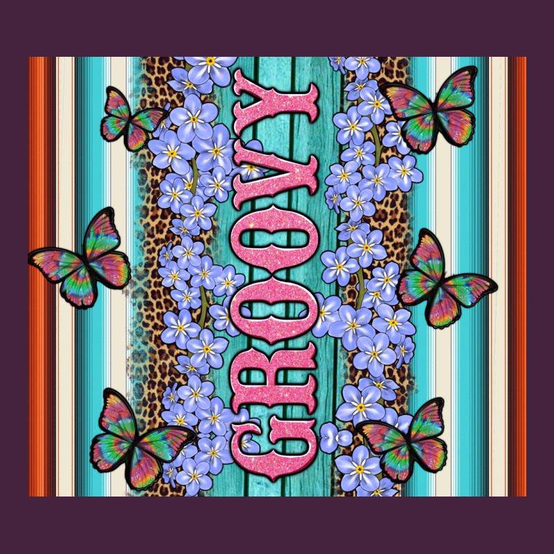 Groovy With Flowers And Butterflies Premium Tee by Artiststas | Teevron