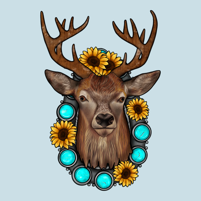 Deer Gemstone Sunflower Ladies Tee by JahusDesignShop | Teevron