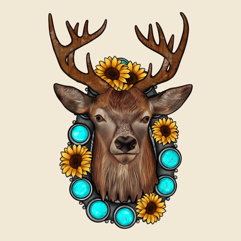 Deer Gemstone Sunflower Ladies Tee by JahusDesignShop | Teevron