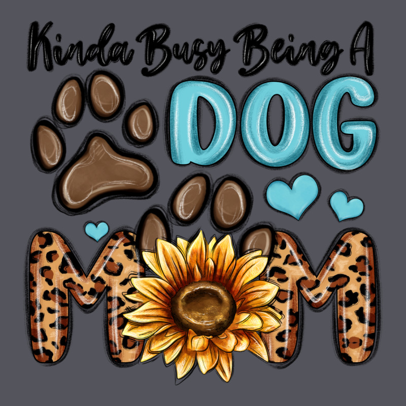 Kinda Busy Being A Dog Mom Vintage Hoodie by MaliasSmallBusiness | Teevron