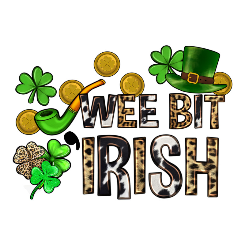 Wee Bit O' Irish St. Patrick's Premium Sweatshirt by CowGirlArtShop | Teevron
