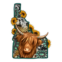 idaho map long haired cow | Teevron