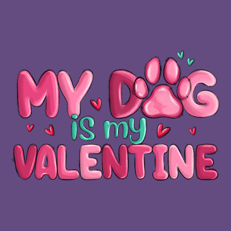 My Dog Is My Valentine Vintage Hoodie by MaliasSmallBusiness | Teevron