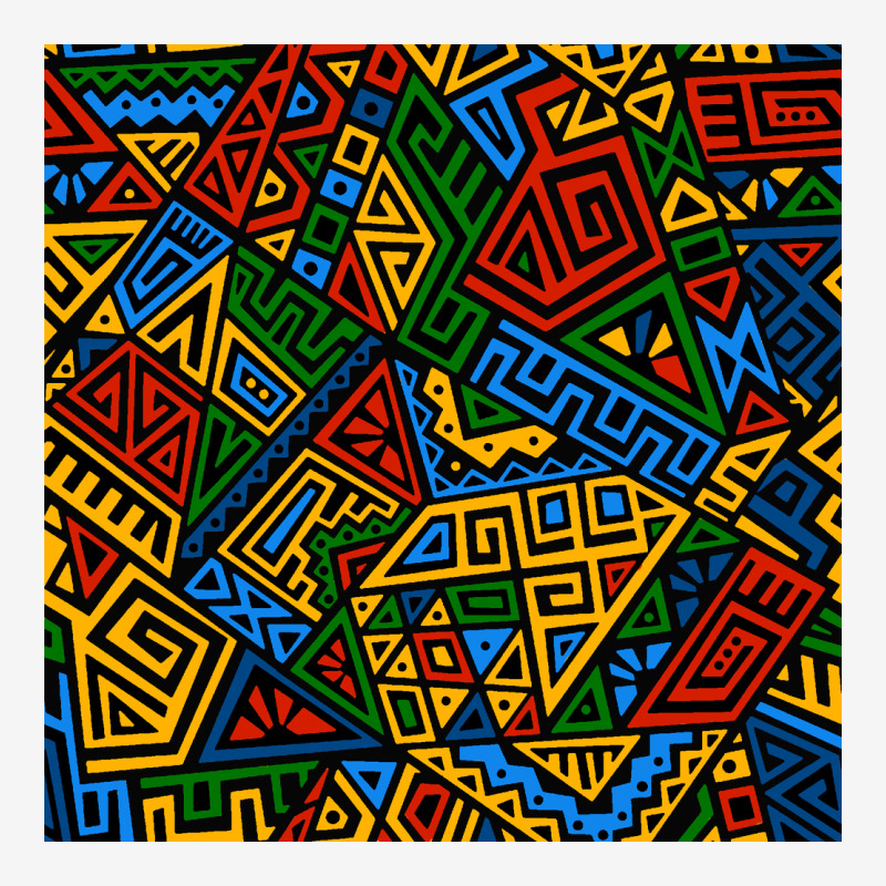 African Geometric Seamless Pattern Urban Hoodie by BundleAndBundleShop | Teevron